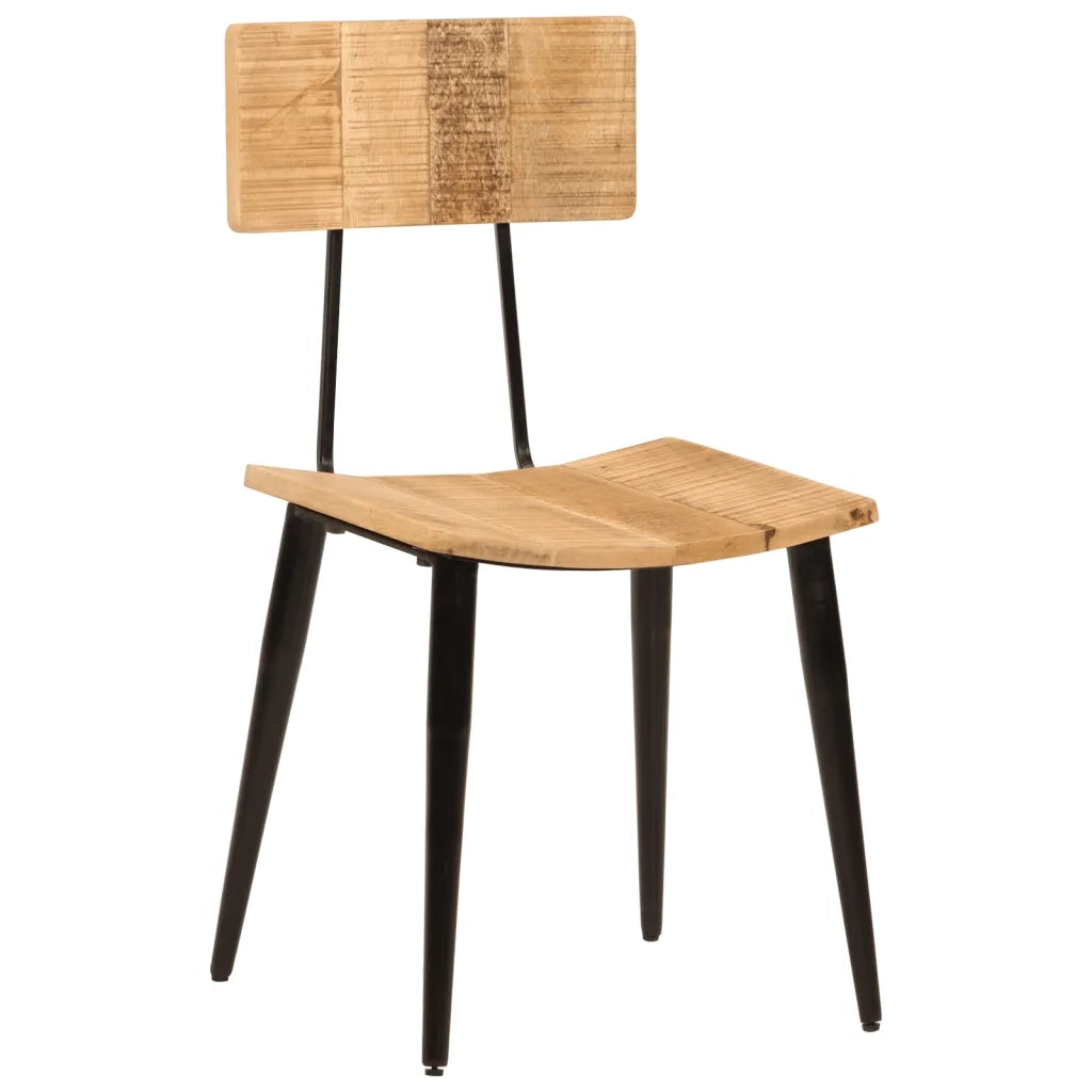 Sedie da Pranzo 2 pz 44x40x80 cm Legno Massello di Mango 348161