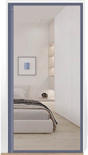 Porta finestra magnetica - 110*200cm - Anti-zanzare - Senza perforazione - Adatto per porte in legno, metallo, marmo, acciaio inossidabile, piastrelle ceramiche e altre porte - Porta finestra anti-zanzare estivo - Apertura laterale completa