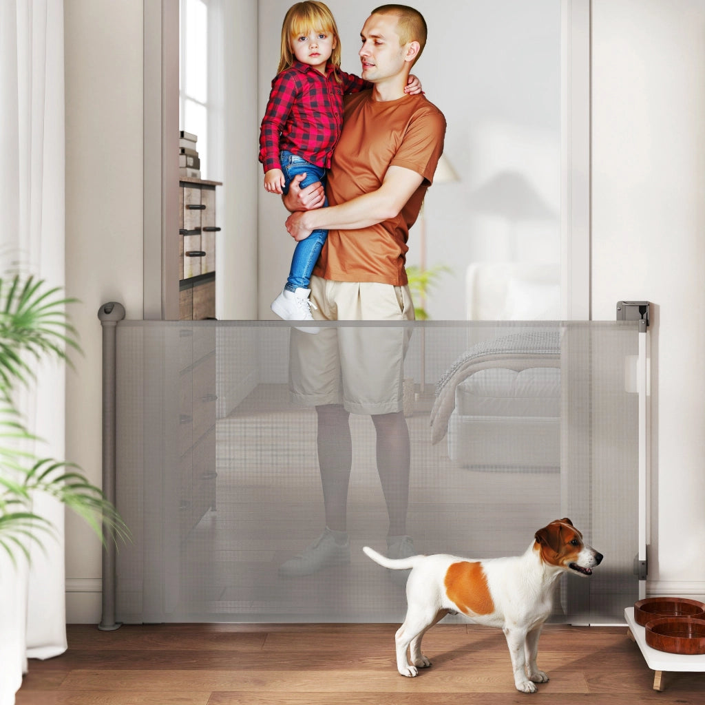 Barriera per cani retrattile ¨C Minimal ¨C 149 cm, grigio