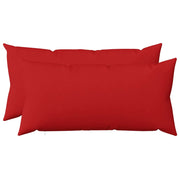 Federa 2 pz HEERLEN Rosso 40 x 70 cm Tessuto 909469