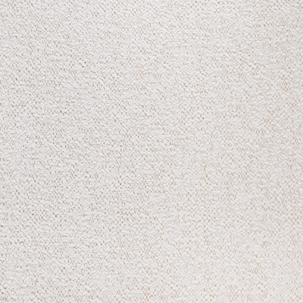 Sedia a dondolo in tessuto bianco sporco gambe in legno e metallo pattini design moderno soggiorno