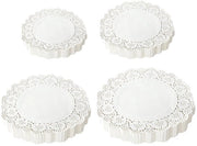 Pannello di carta per piatti 200 fogli, cerchio di carta per piatti, carta per torte assorbente, carta per contenitore alimentare, pasta di legno per piatti, prodotto ecosostenibile
