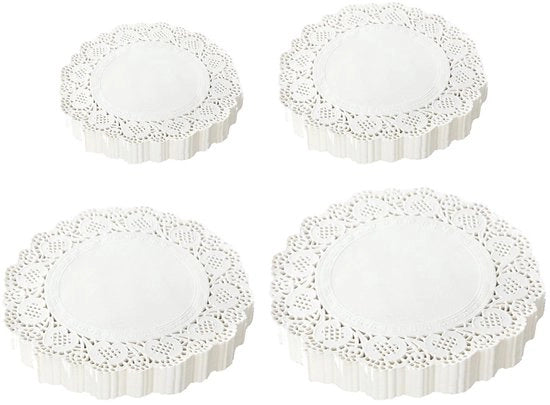 Pannello di carta per piatti 200 fogli, cerchio di carta per piatti, carta per torte assorbente, carta per contenitore alimentare, pasta di legno per piatti, prodotto ecosostenibile