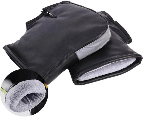Manopole per bicicletta per l'inverno, riscaldatori di manubrio per mani calde durante la bicicletta, guanti per motori invernali impermeabili