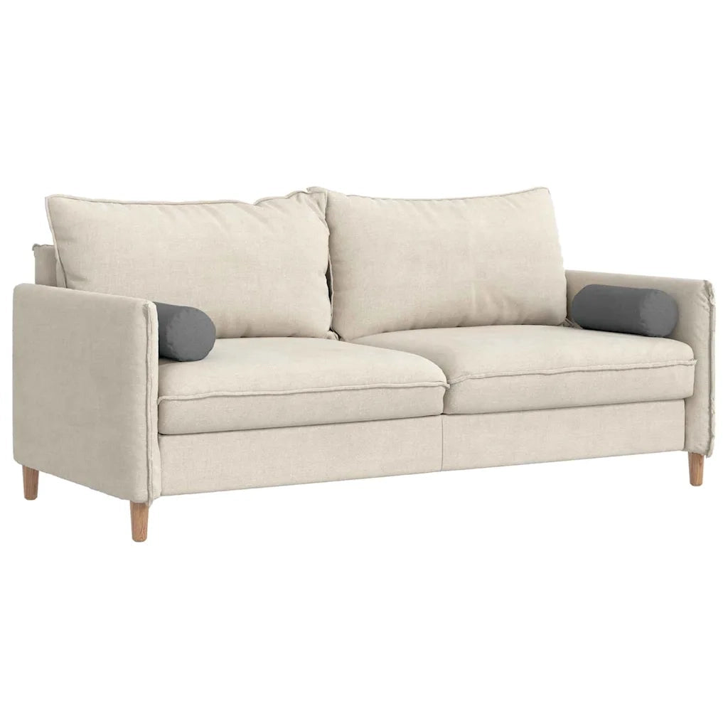 Cuscini a rullo 2 pcs Grigio scuro Ø 15 x 40 cm Tessuto