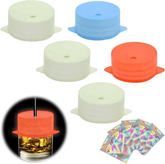 Set di Copertura in Silicone Premium per Vasi da Tè - 5 Pezzi - Riciclabile e Sicuro - Copertura per Bicchieri e Vasellame