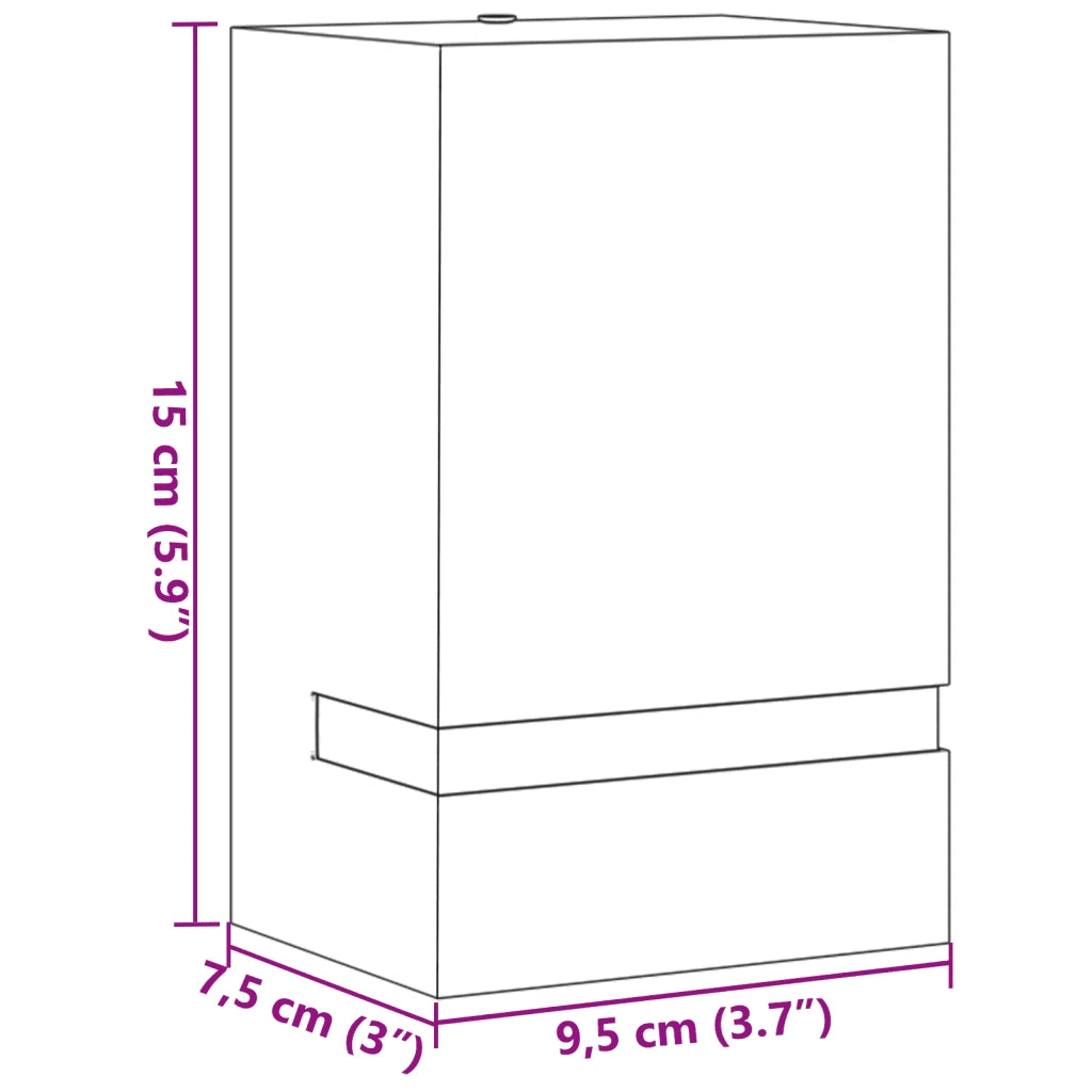 Applique da Esterno Argento in Acciaio Inossidabile CFW7221674