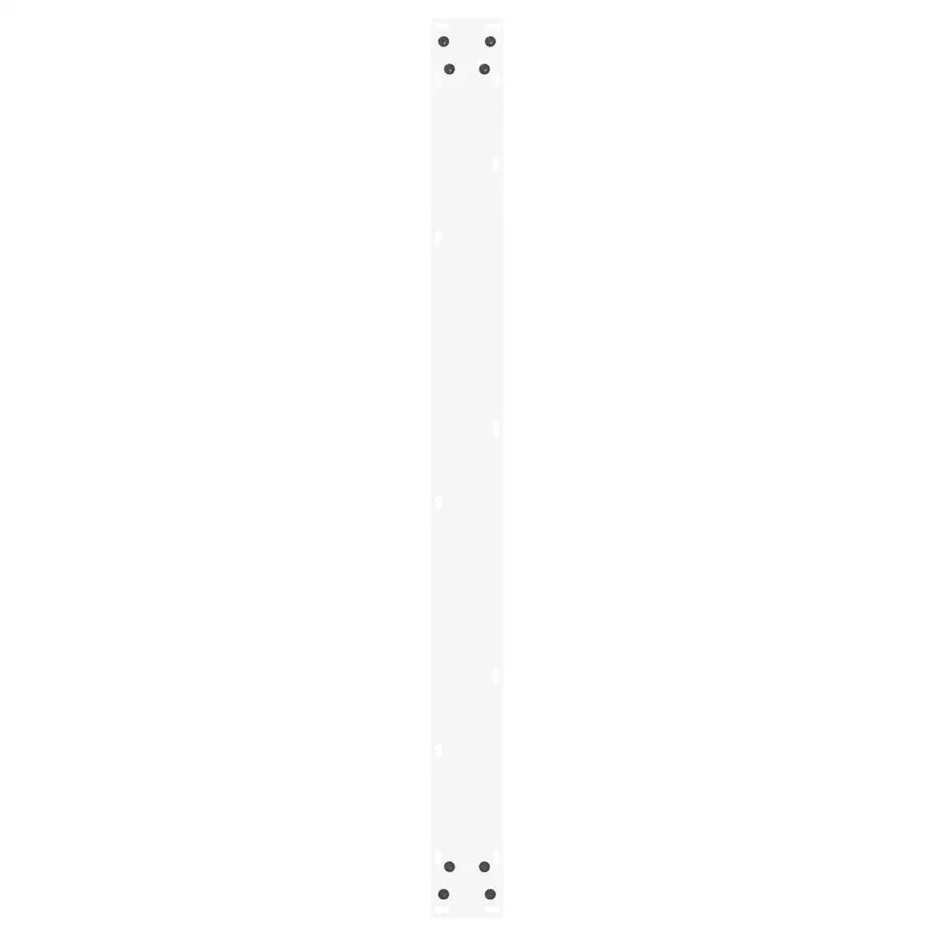 Gambe per tavolo da pranzo a forma di U 3 pz bianche 100x(72-73) cm in acciaio 4013213