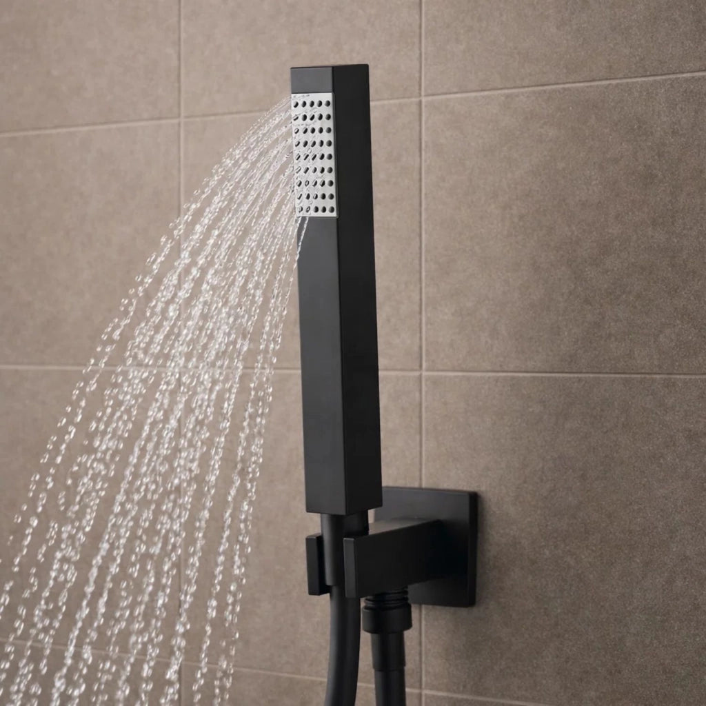 Kit presa acqua nero opaco con doccetta e flessibile da 150 cm *** confezione 1