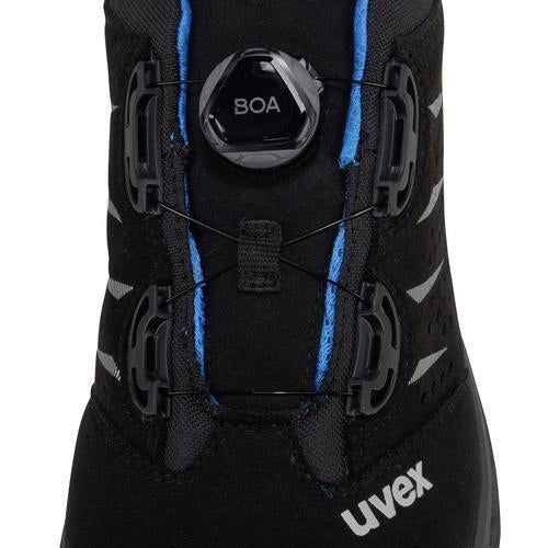 Uvex 69382 Maschio Adulto Nero, Blu