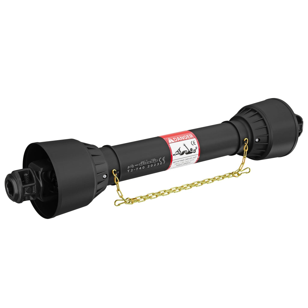 Albero cardanico T2 giunto 740mm 270Nm 540rpm, 23kW (31CV), 2x 1 3/8" 6 denti Cardano agricolo