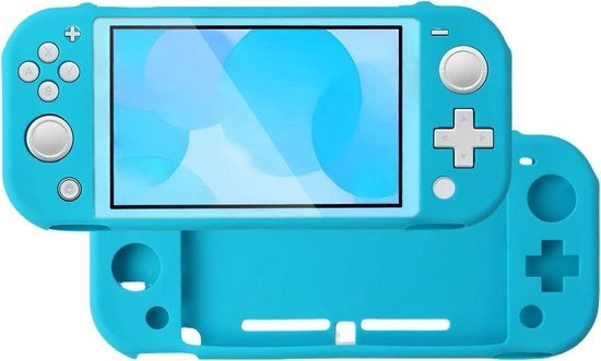 Copriesterno per Nintendo Switch Lite - Coprigiusto in silicone morbido - Antiscolori - Resistente allo shock - Blu turquesa