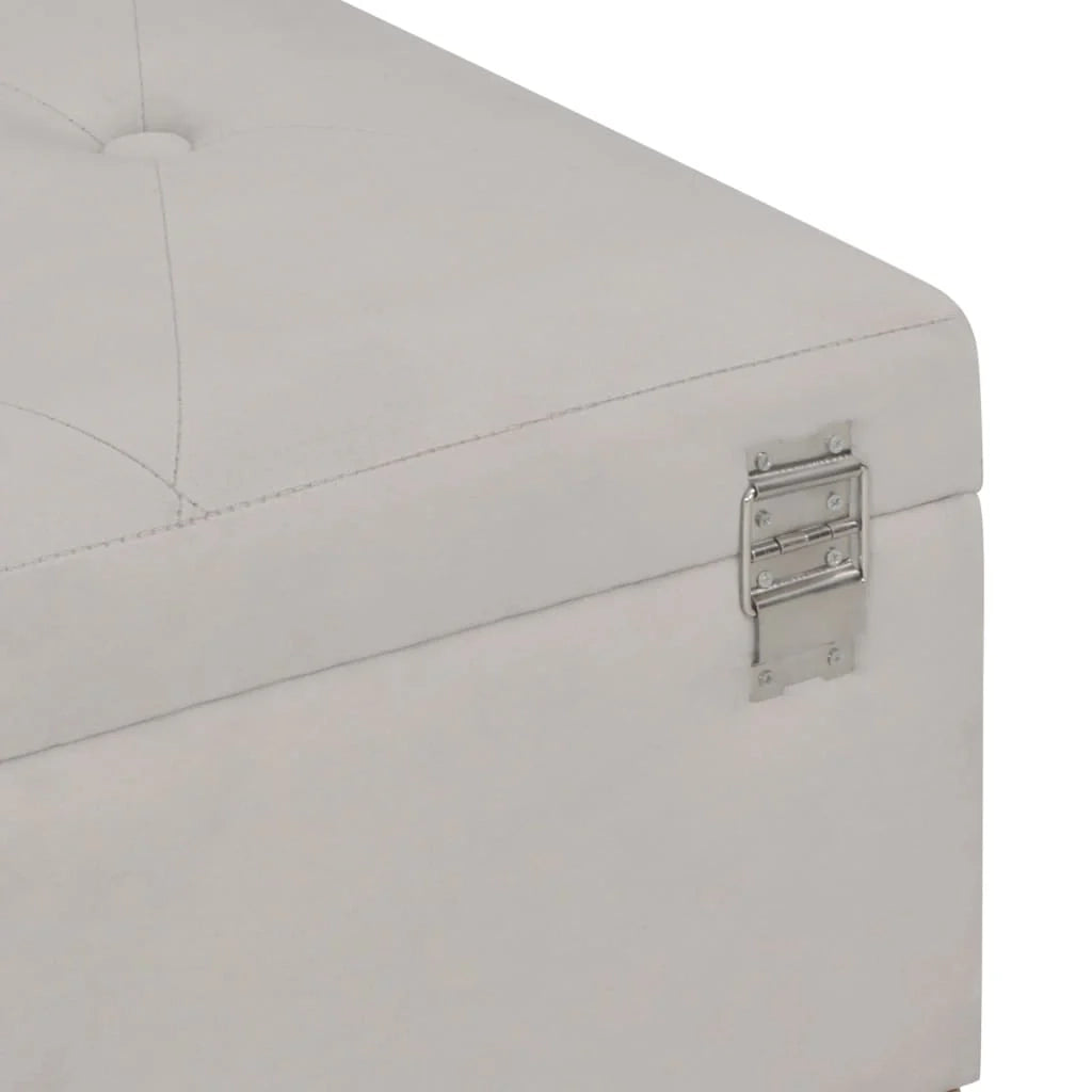 Panca con vano contenitore 105 cm velluto grigio 02_0010879