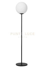 JUGEN BLACK LAMPADA DA TERRA 1 LUCE METALLO NERO ATTACCO E27 DIMMERABILE