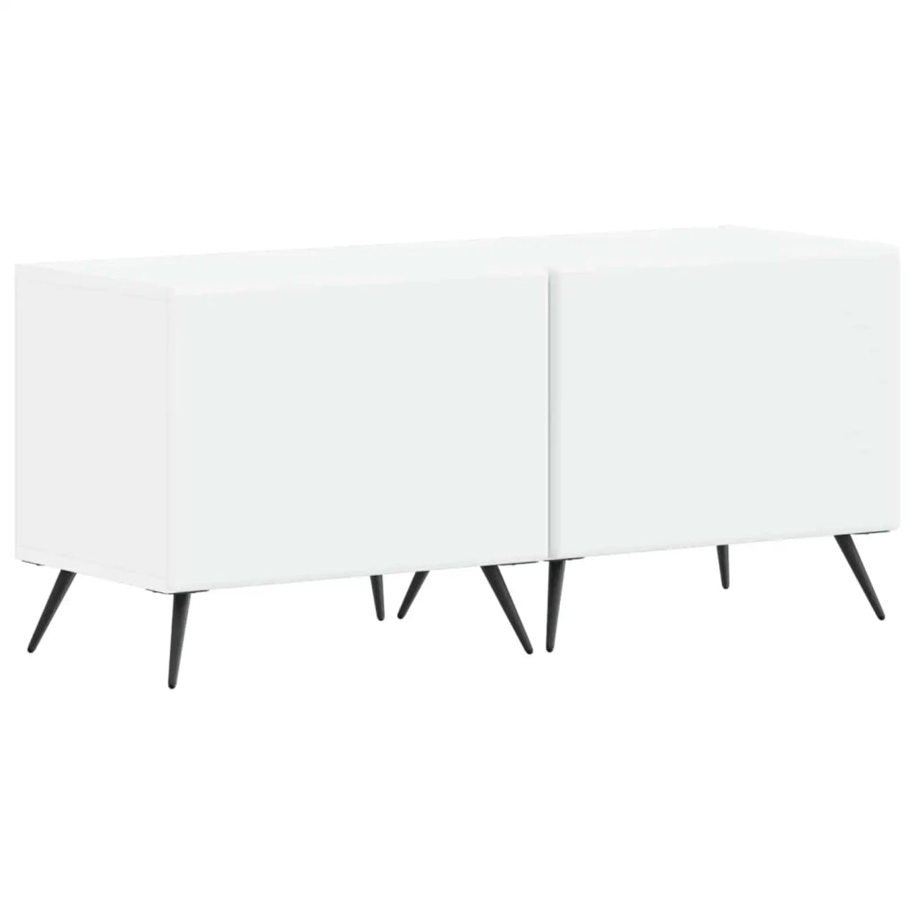Mobile TV Bianco Legno ingegnerizzato 897555