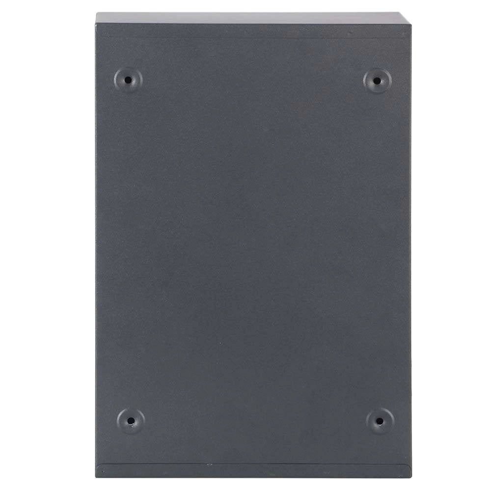 Trade Shop - Cassetta Postale Parete Acciaio Buca Lettere Posta Esterno Con Chiave Grigio -