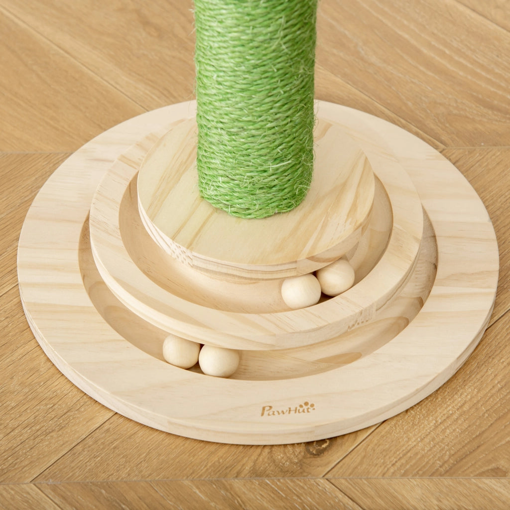 Albero Gratta Gatto Cactus ¨C zephmum ¨C Verde 32x32x60 cm