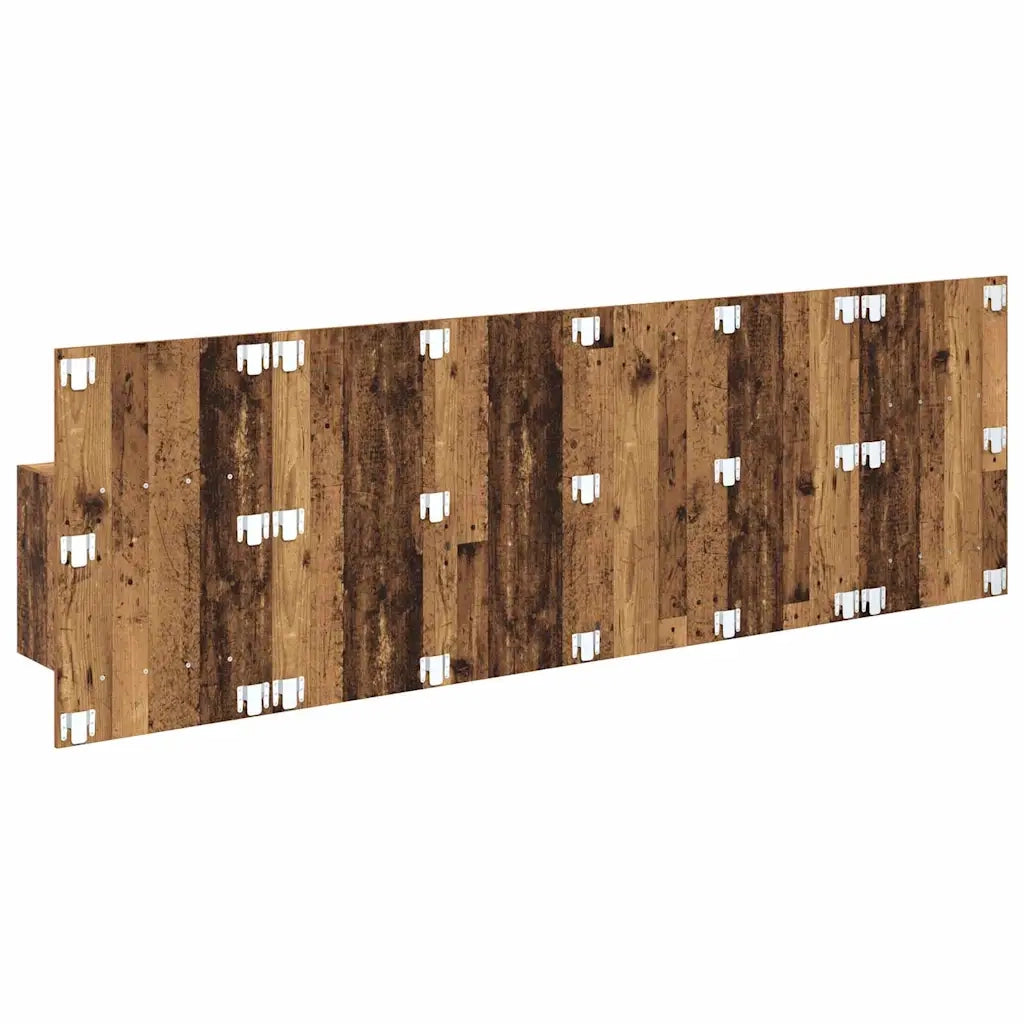 Testata con Comodino 3 pcs Legno vecchio Legno multistrato