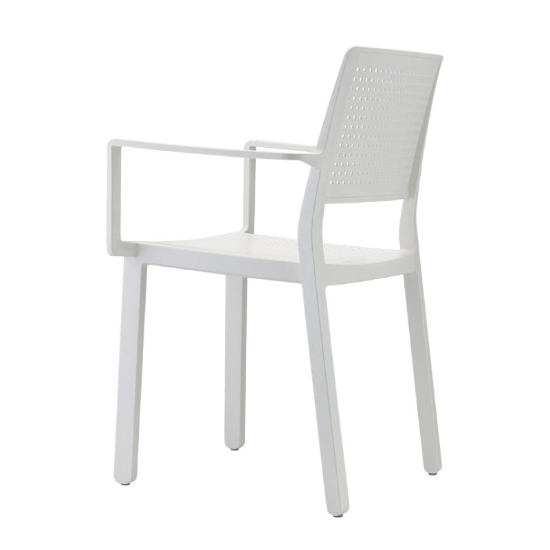 SET 4 PEZZI SEDIA EMI CON BRACCIOLI TECNOPOLIMERO MADE IN ITALY SCAB DESIGN - Lino 11