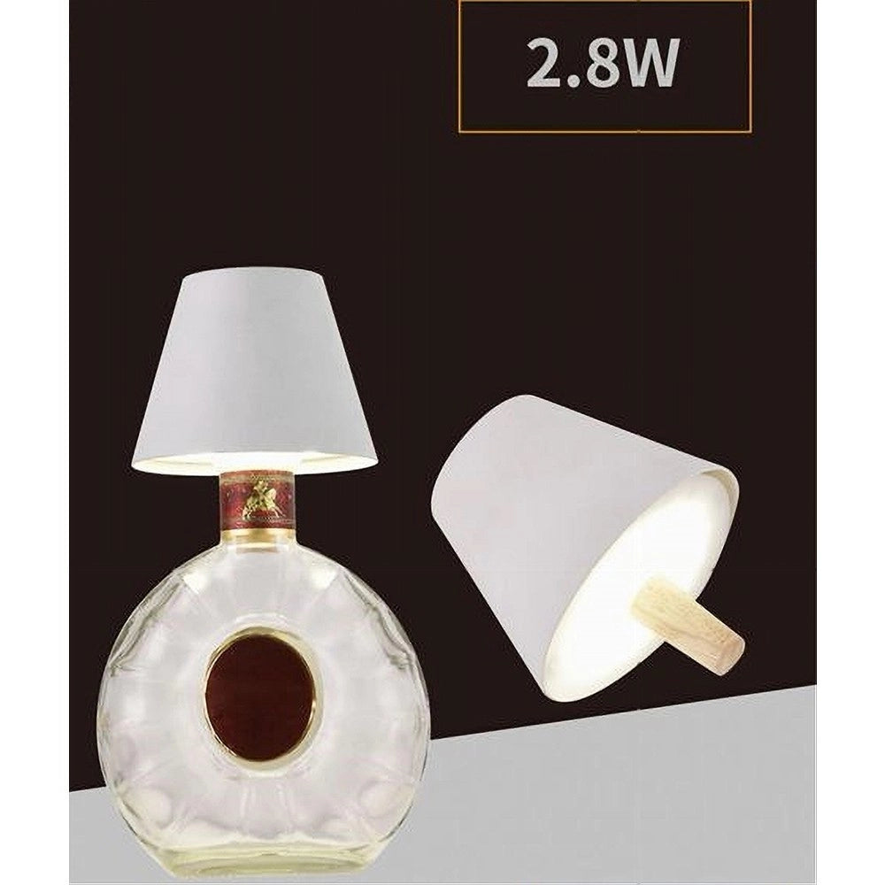 Trade Shop - Lume Testa Lumetto Led 2.8 W Ricaricabile Dimmmerabile Cct 3 Colori Luce D10-3c -