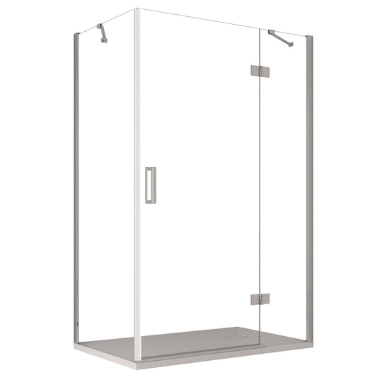 Box Doccia Angolare 70x120 cm 1 Anta Battente in Cristallo Trasparente 8mm H195 Bonussi Ilenia