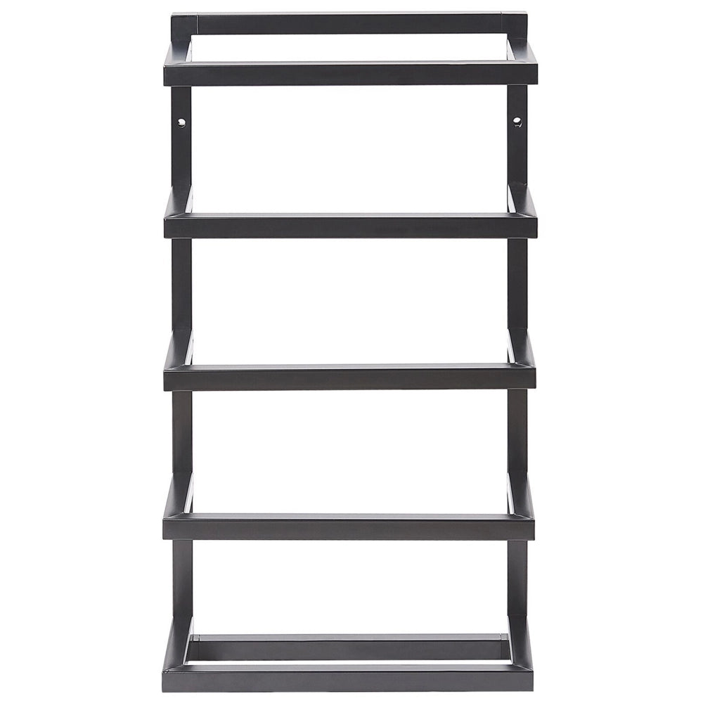 Portasciugamani in acciaio Nero opaco Accessori da bagno Porta salviette a parete Design moderno