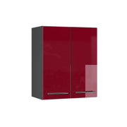 Pensile da cucina Fame-Line Bordeaux lucido/Antracite 60 cm Vicco