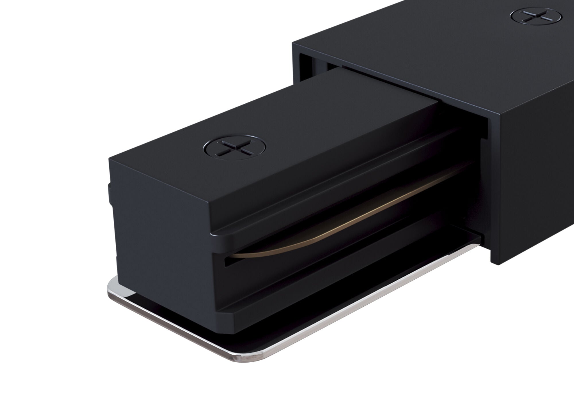 Connettore di Fine Corsa per Sistemmi Illuminazione a Binario Monofase Nero