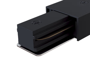 Connettore di Fine Corsa per Sistemmi Illuminazione a Binario Monofase Nero