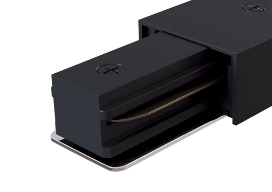 Connettore di Fine Corsa per Sistemmi Illuminazione a Binario Monofase Nero