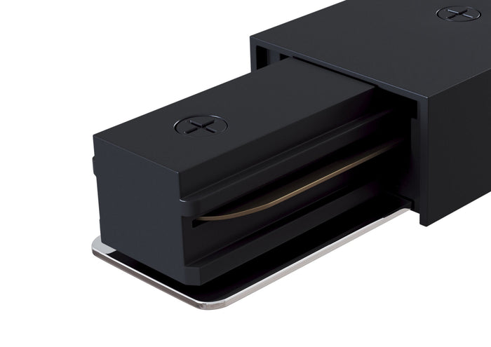 Connettore di Fine Corsa per Sistemmi Illuminazione a Binario Monofase Nero