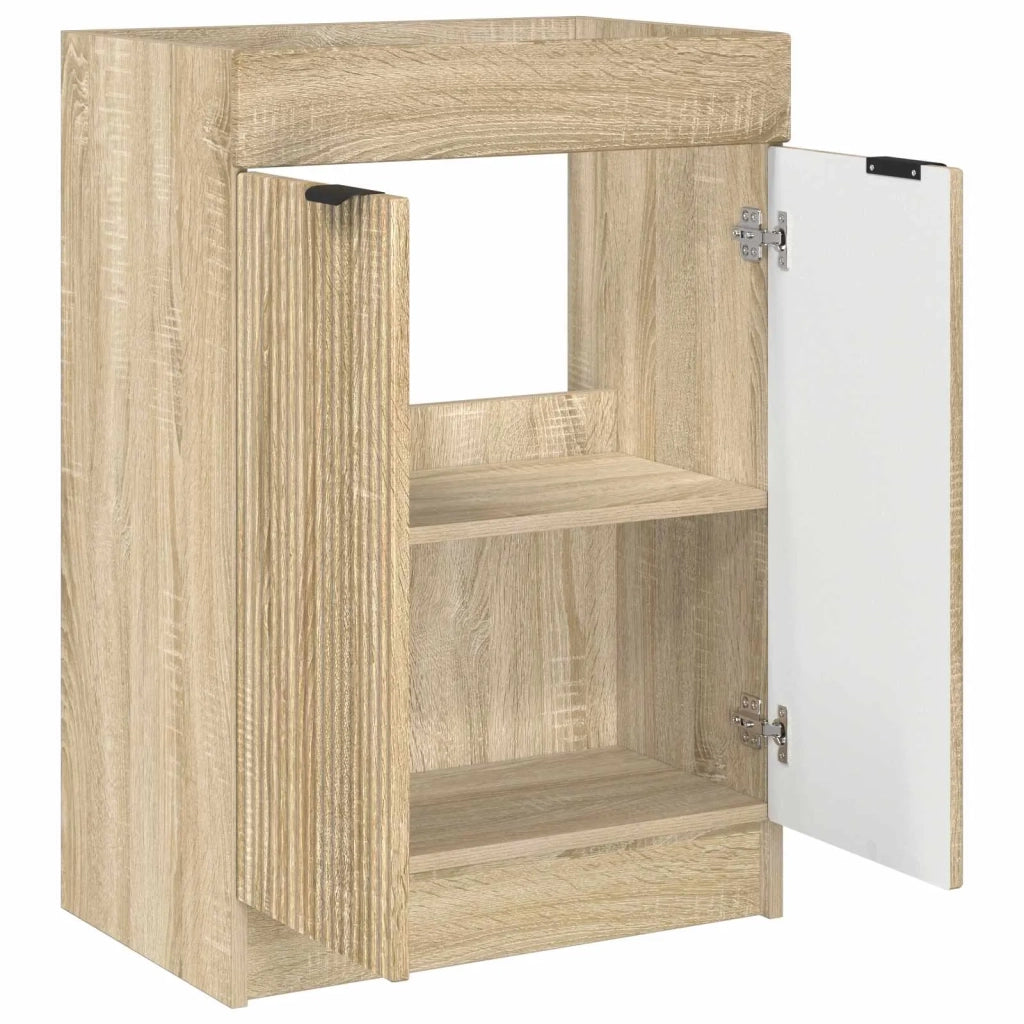 Mobiletto da bagno sotto il lavello Rovere Sonoma 890106