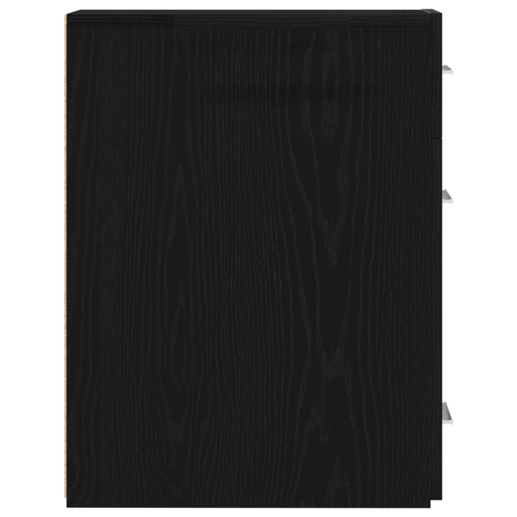 Armadio da farmacista  Nero Rovere 20x45,5x60 cm in legno ingegnerizzato