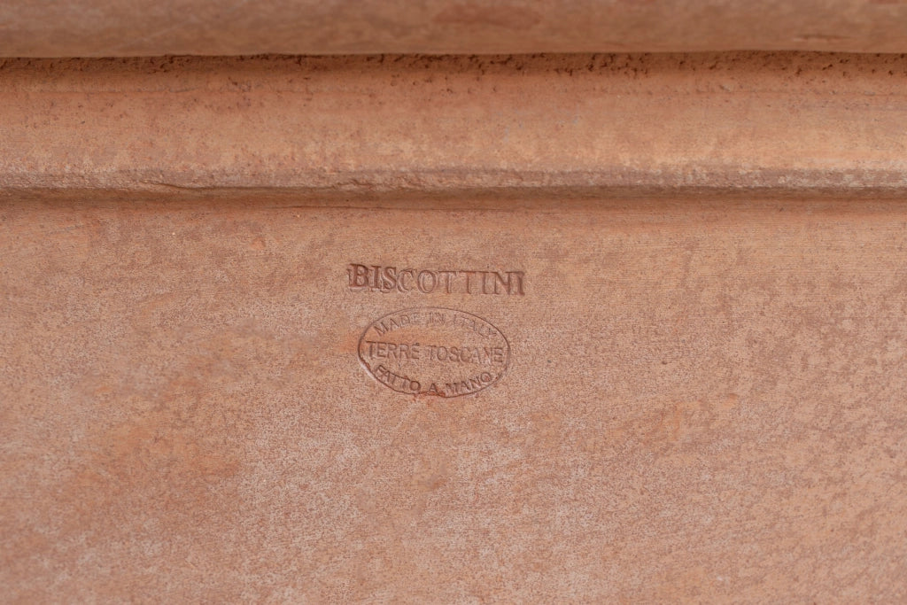 Biscottini Vaso in Terracotta 100% Made in Italy interamente Lavorata a Mano orcio conca
