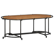 Tavolino da Salotto-Tavolino da soggiorno-Tavolo 110x55x40 cm in Legno Massello di Acacia 675761
