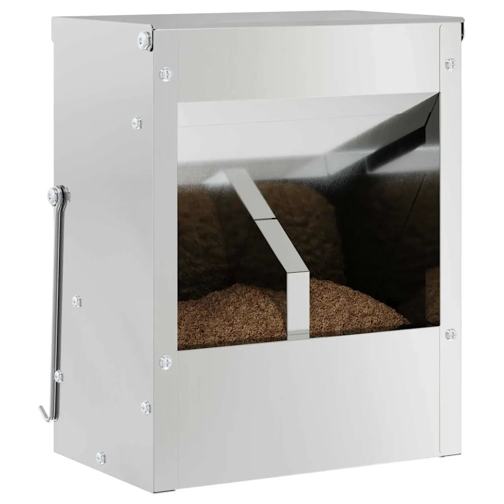 Mangiatore per conigli Argento 20 x 12,5 x 25 cm CFW7361167
