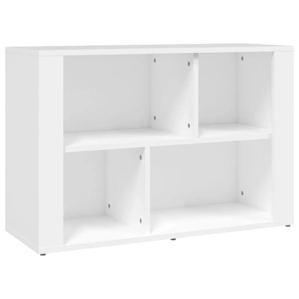 Credenza Bianca 80x30x54 cm in Legno Multistrato 819476