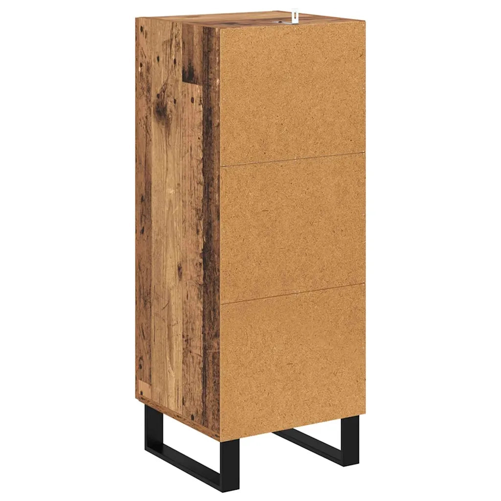 Credenza-Buffet-Armadio da cucina Legno vecchio 34,5 x 34 x 90 cm 453297