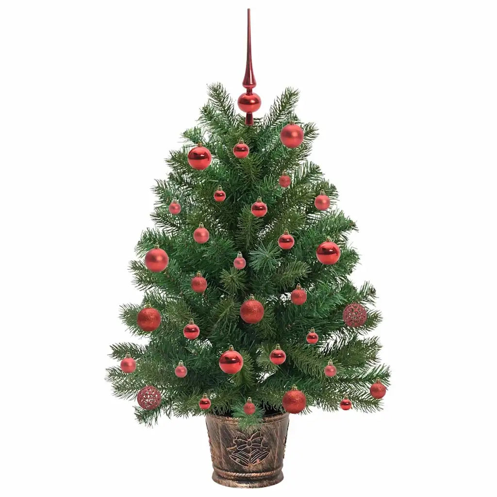 Albero di Natale artificiale con 150 LED Verde 95 cm PE e PVC 3397315