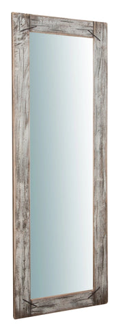 Biscottini Specchio da parete in legno massello RUSTICO GRANDE effetto antico dipinto