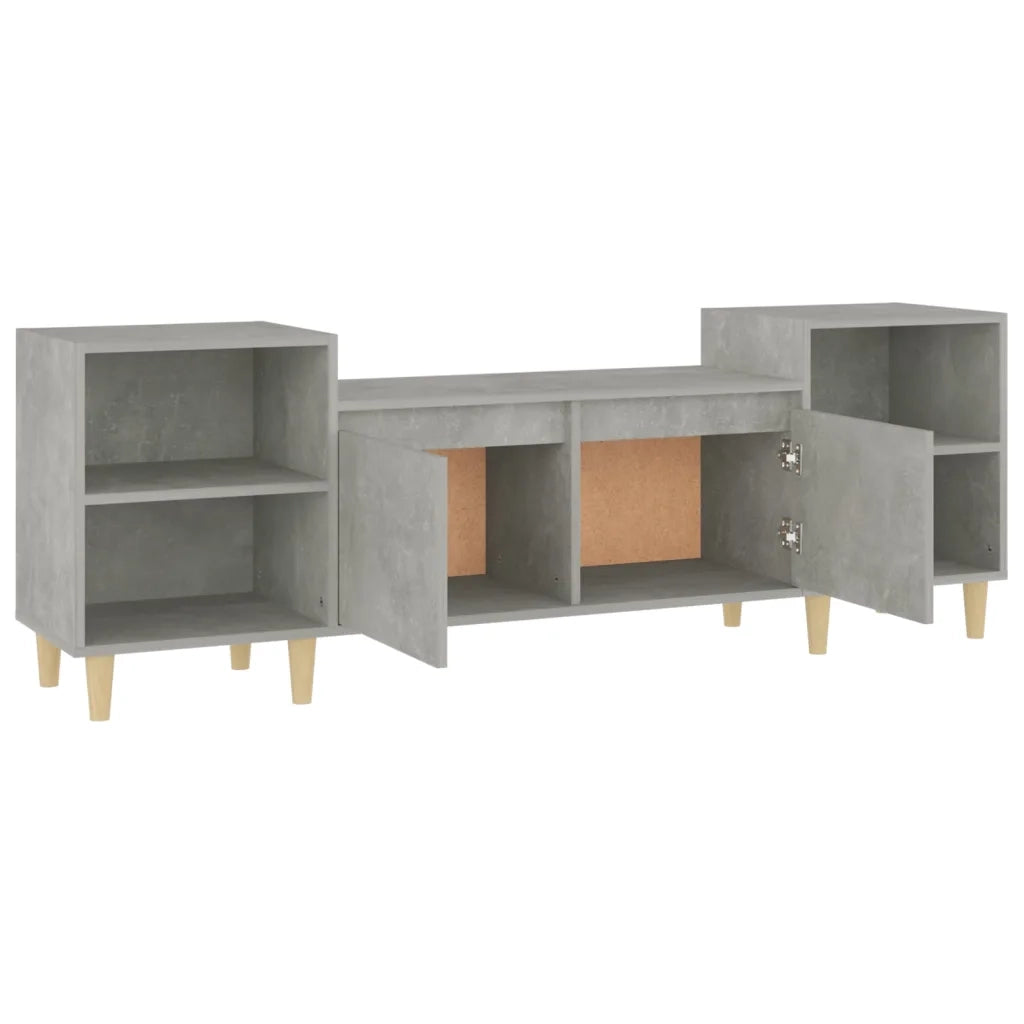 Mobile per TV Grigio Cemento 160x35x55 cm Legno Multistrato 821192