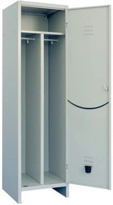 ARMADIO COMPONIBILE IN LAMIERA SPORCO PULITO CON SERRATURA CM. 50x50xH180