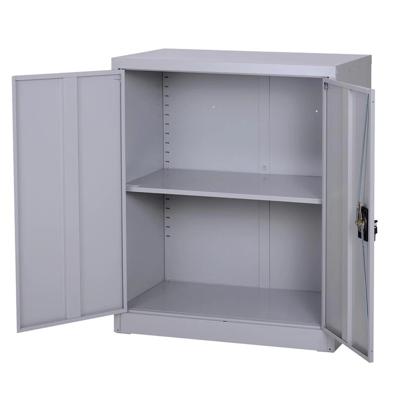 ARMADIETTO PORTADOCUMENTI CON CHIUSURA DI SICUREZZA IN ACCIAIO GRIGIO 80X40X92.5CM