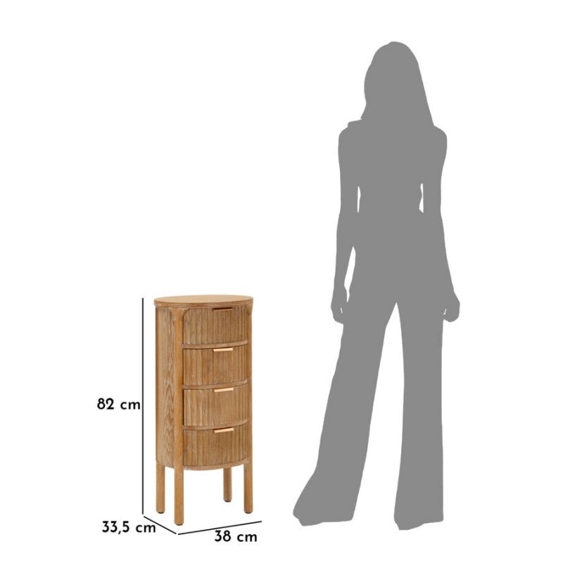 Cassettiera Goteborg cm 38x33,5x82