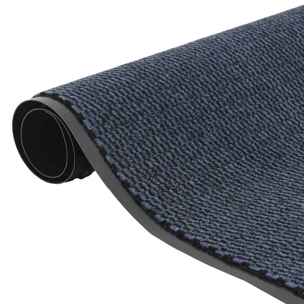 Zerbino antiscivolo assorbente blu per interni ed esterni 90 x 120 cm in polipropilene blu 02_0058120