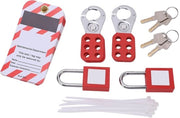 Kit di Blocco e Tagout Universale Elettrico con Etichette Riciclabili e Chiusura a Sospensione