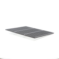 Griglia rettangolare in ghisa 45 x 35 cm per barbecue a carbone e a gas