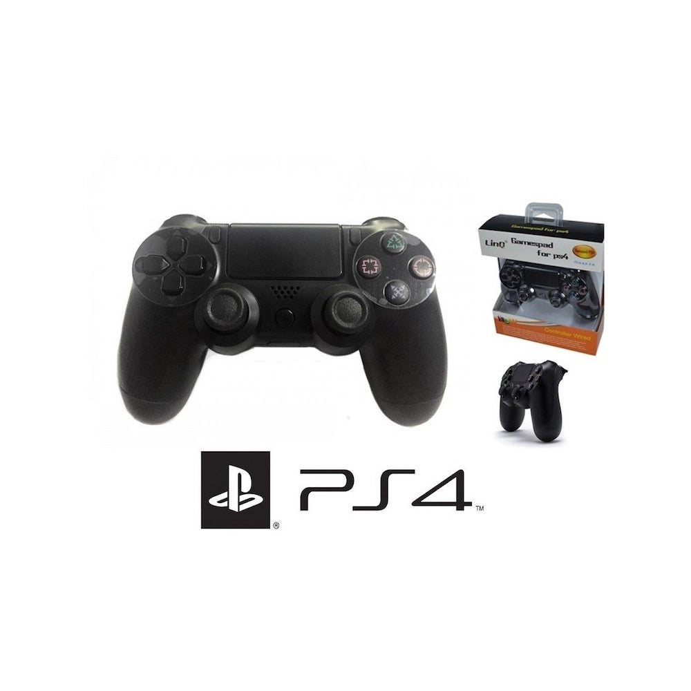 Trade Shop - Joystick Gamepad Ps-4 Wired Compatibile Per Play-station 4 Double Shock Joypad -