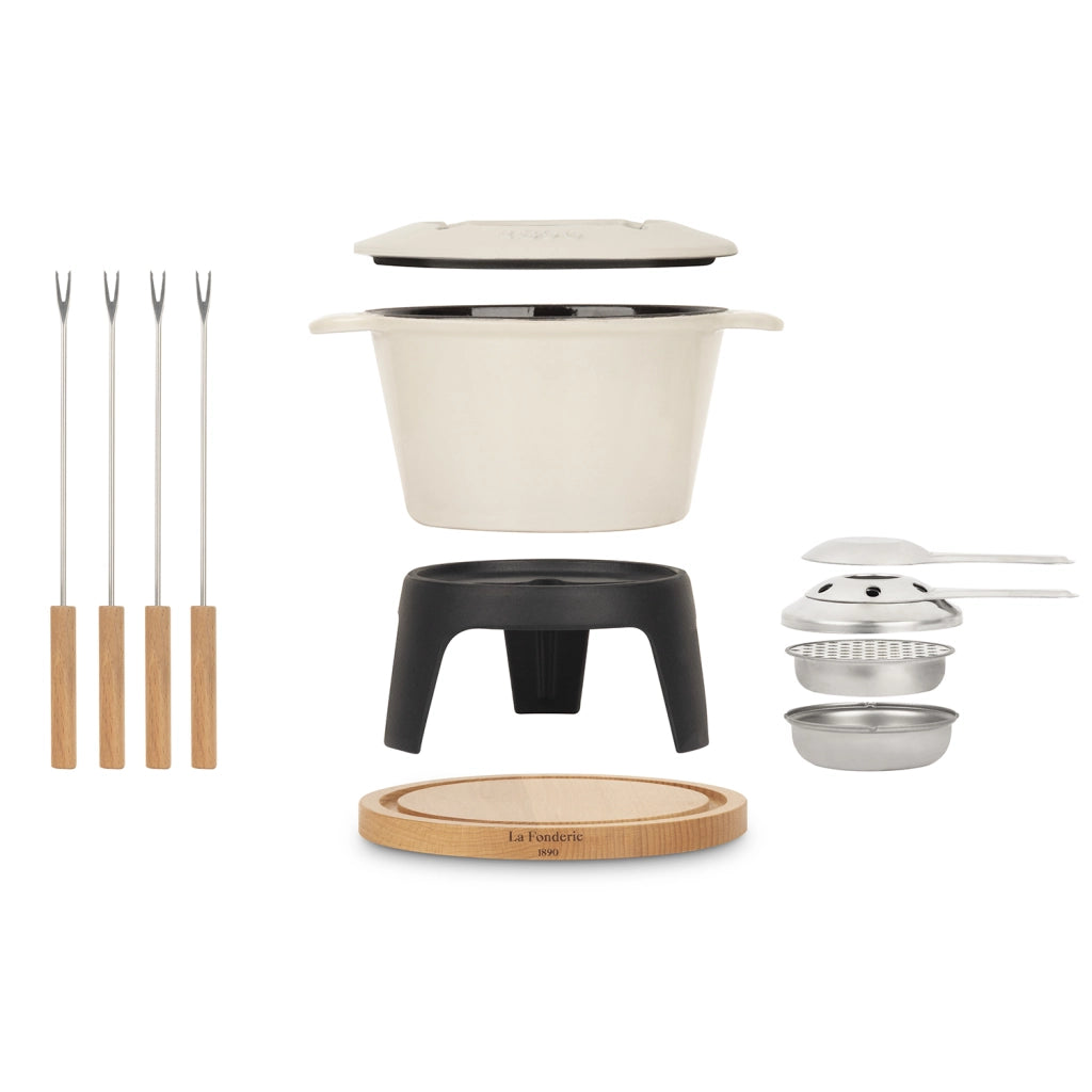 Set fonduta in ghisa per 4 persone MONT JOLY