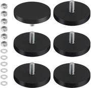 Magnetodi Neodymium Ø 43mm - Magnetici Ronde - Sistema Magnetico - Viti Eyelet - 6 pezzi